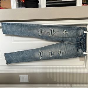 Men’s American Eagle blue jeans, Next Level Airflex slim 30 x 32